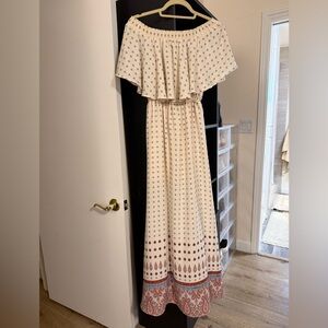 Show Me Your Mumu Off-Shoulder Maxi Dress